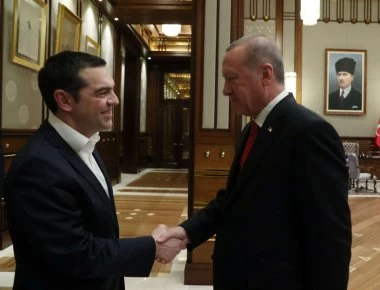 Με Μήτρογλου, Σλούκα και Τζαβέλλα η συνάντηση A.Τσίπρα – Ρ.Τ.Ερντογάν - Δείτε φωτό